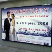 Warsztaty dla Nowożeńców - reklama w metrze