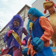 Parada Ulicami Warszawy- przedstawiciele Szkoły Tańca Riviera