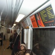 Reklama Szkoły Tańca w metrze
