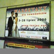 Lipcowe Warsztaty dla Nowożeńców- reklama w metrze